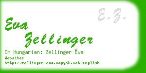 eva zellinger business card
